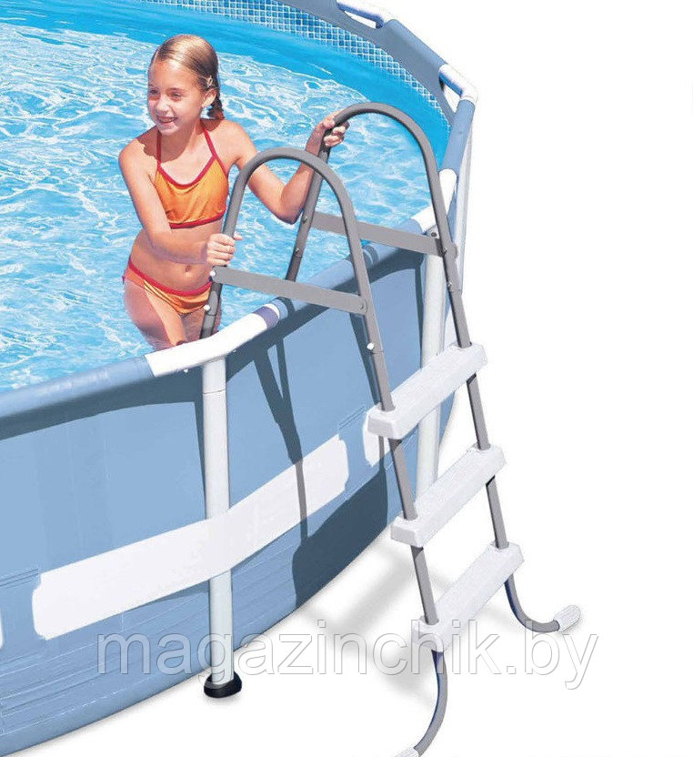 Лестница Intex 28065 для бассейнов высотой до 107 см - фото 1 - id-p151831872