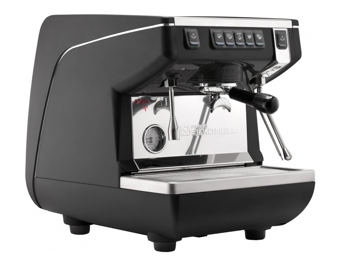 Кофемашина Simonelli Appia Life 1Gr V черный + высокая группа