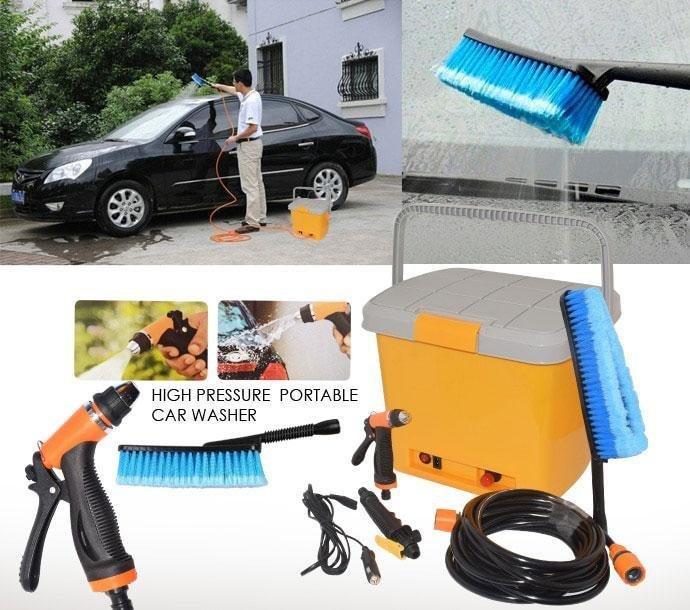 Автомобильная минимойка от прикуривателя, High Pressure Portable Car Washer, портативная - фото 1 - id-p151835820