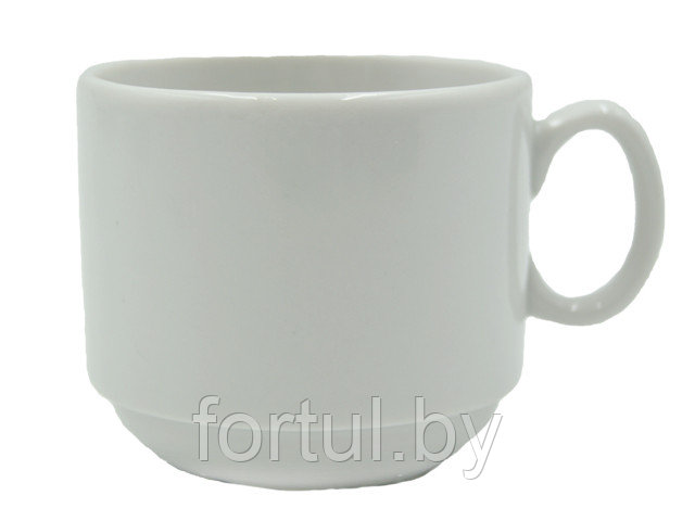 Чашка кофейная 100 см3 "Мокко" (Белое изделие) - фото 1 - id-p151837783