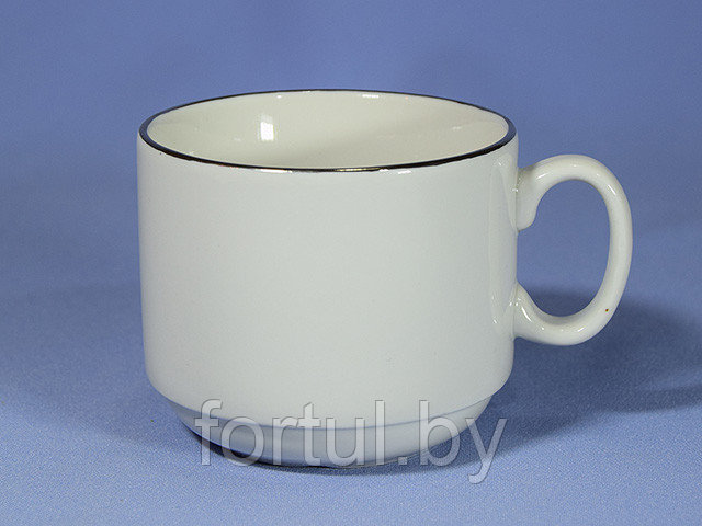 Чашка чайная 220 см3 "Экспресс" (Рисунок "Платиновый") - фото 1 - id-p151837811