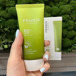 Солнцезащитный крем с авокадо FRUDIA Avocado Greenery Relief Sun Cream SPF50+ PA++++ , 50мл