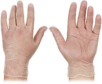 Перчатки виниловые неопудренные одноразовые OfficeClean размер L, 50 пар (100 шт.), прозрачные