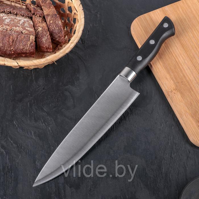 Нож кухонный «Кронос», лезвие 20 см - фото 1 - id-p151854481