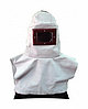 Шлем пескоструйщика ЛИОТ-2000 с комбинированной пелериной текстиль/кожа, фото 2