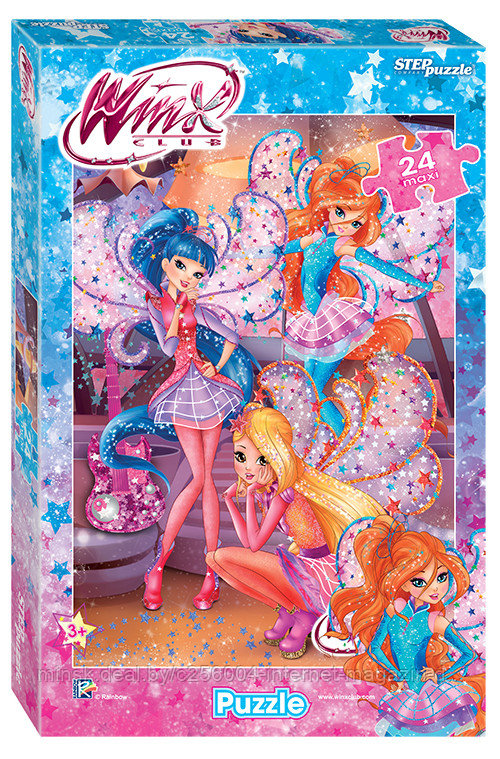 Мозаика "puzzle" maxi 24 "Winx" (Rainbow)