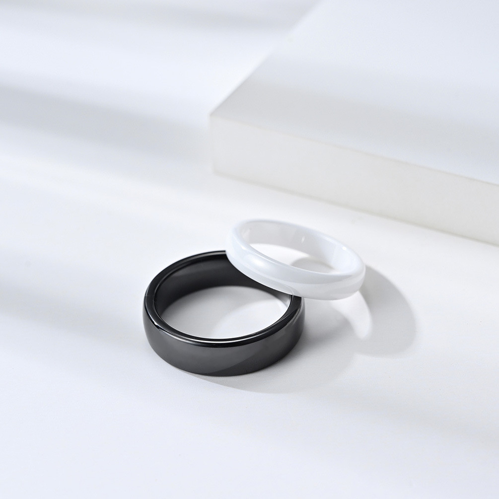 Парные кольца из керамики (Black-White) - фото 2 - id-p151856046