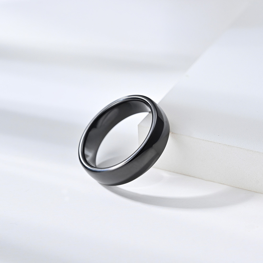 Парные кольца из керамики (Black-White) - фото 4 - id-p151856046