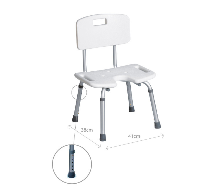 Душевой стул с вырезом для инвалидов ARmedical AR208 регулируемый - фото 1 - id-p151856489