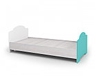 Кровать Миа  КР 052 - Дуб Анкор /Белый - Бирюзовый металлик, фото 2