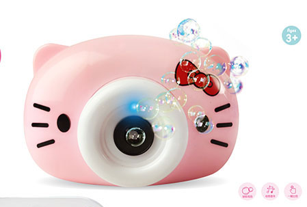 Детский фотоаппарат с мыльными пузырями "Hello Kitty", свет, звук, арт.3939-97A