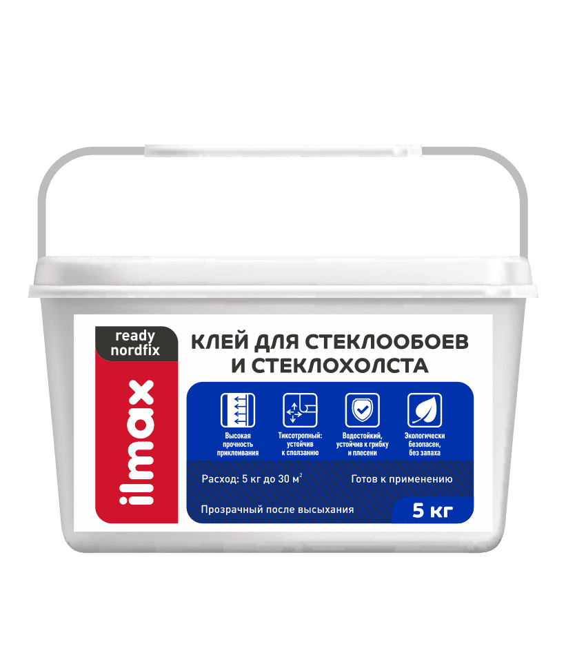 Ilmax ready nordfix клей для стеклообоев "(1,5кг)