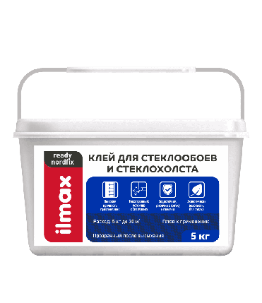 Ilmax ready nordfix клей для стеклообоев "(1,5кг), фото 2