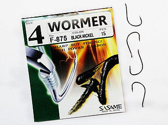 Крючки "SASAME" "Wormer" F-875 №4