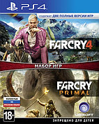 Комплект игр Far Cry 4 + Far Cry Primal PS4 (Русская версия)