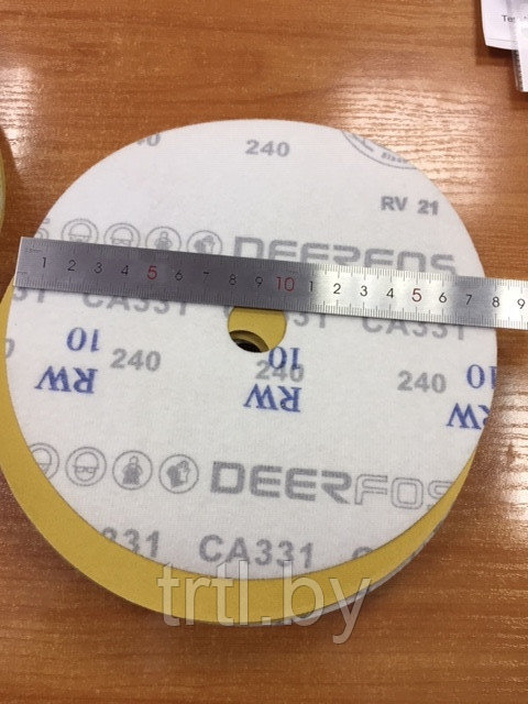 Круг диск на шлифбумаге самозацепной 180мм Р180 (набор 10шт) код 1.15105 - фото 4 - id-p151904913