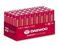 Элемент питания алкалиновый DAEWOO LR03  ENERGY Alkaline 2021 Pack-32