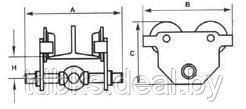 Приводная тележка (кошка) BKS GCL619 (1т х 6м) - фото 2 - id-p13500268