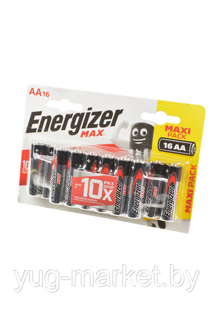 Батарейка Energizer LR6 MAX BL16 - фото 1 - id-p151910544