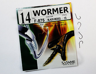 Крючки "SASAME" "Wormer" F-875 №14