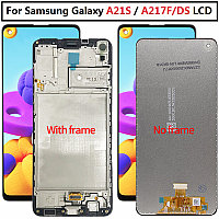 Дисплей Original для Samsung Galaxy A21S/A217 С рамкой. В сборе с тачскрином Черный