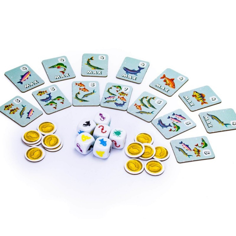 Настольная игра Кубическая рыбалка. Компания Nd play - фото 4 - id-p151923303