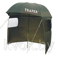 Зонт рыболовный с тентом (шторкой) Traper 58015 D-250см