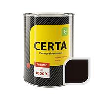 Краска т/с (банка 0,8 кг) Черная CERTA