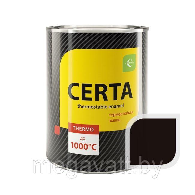 Краска т/с (банка 0,8 кг) Черная CERTA - фото 1 - id-p118696143