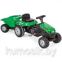 Педальная машина Трактор с прицепом PILSAN (3-6 лет) 07316 зеленый