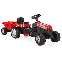 Педальная машина Трактор с прицепом PILSAN (3-6 лет) 07316 красный