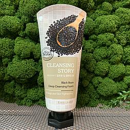 Пенка для умывания WELCOS Kwailnara Cleansing Story Deep Cleansing Foam Black Bean