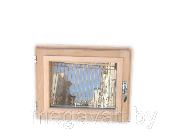 Окно для бани 45х45 (Ольха, стеклопакет) - фото 1 - id-p101454530