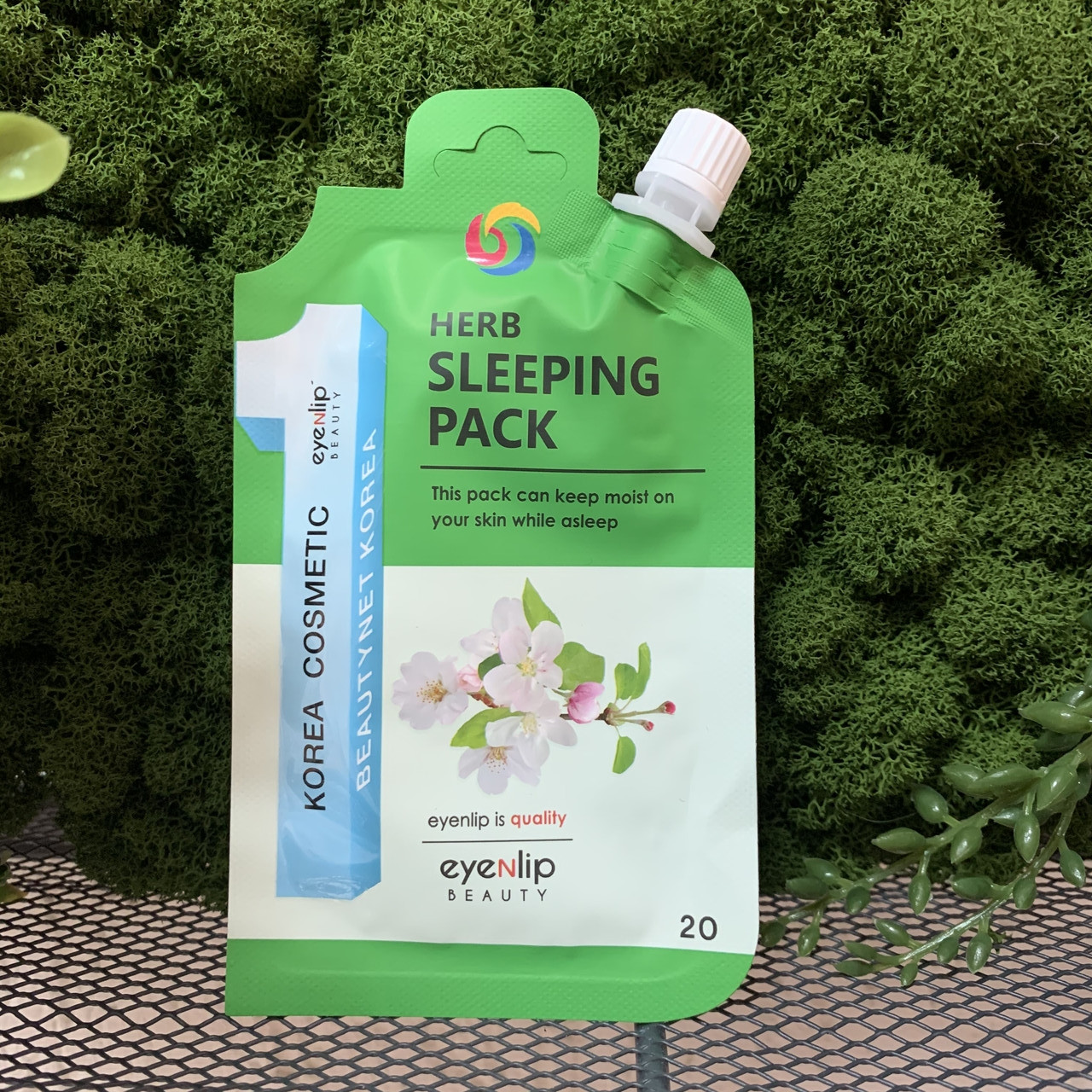 Ночная маска с экстрактами трав EYENLIP Herb Sleeping Pack, 20 гр