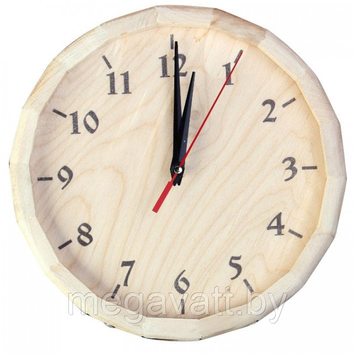 Часы "Бочонок" деревянные - фото 1 - id-p110695477