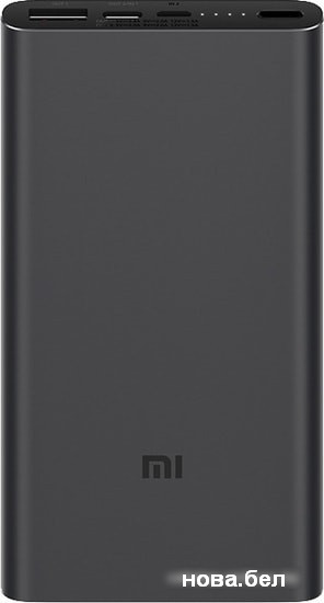 Портативное зарядное устройство Xiaomi Mi Power Bank 3 PLM12ZM 10000mAh (черный)