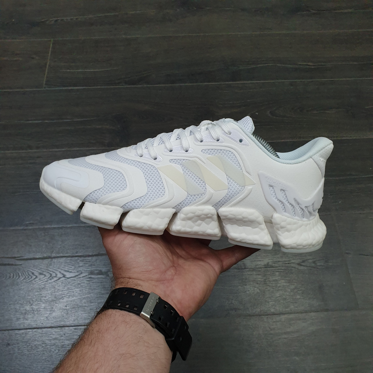 Кроссовки Adidas Vento Triple White - фото 1 - id-p151827802