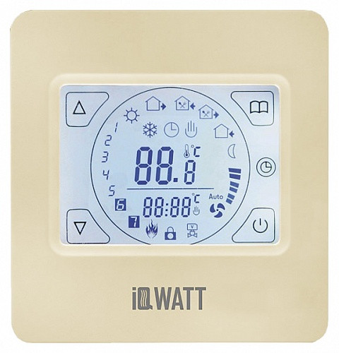 Программируемый терморегулятор IQWatt Thermostat TS, белый - фото 2 - id-p70560512