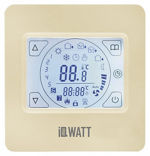 Программируемый терморегулятор IQWatt Thermostat TS, кремовый