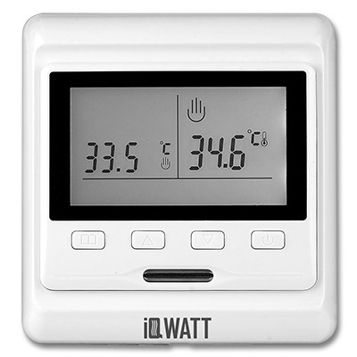 Программируемый терморегулятор IQWatt Thermostat P, бежевый - фото 2 - id-p151939234