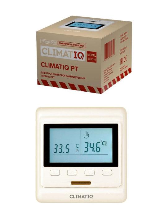 Программируемый терморегулятор IQWatt Thermostat P, бежевый - фото 3 - id-p151939234