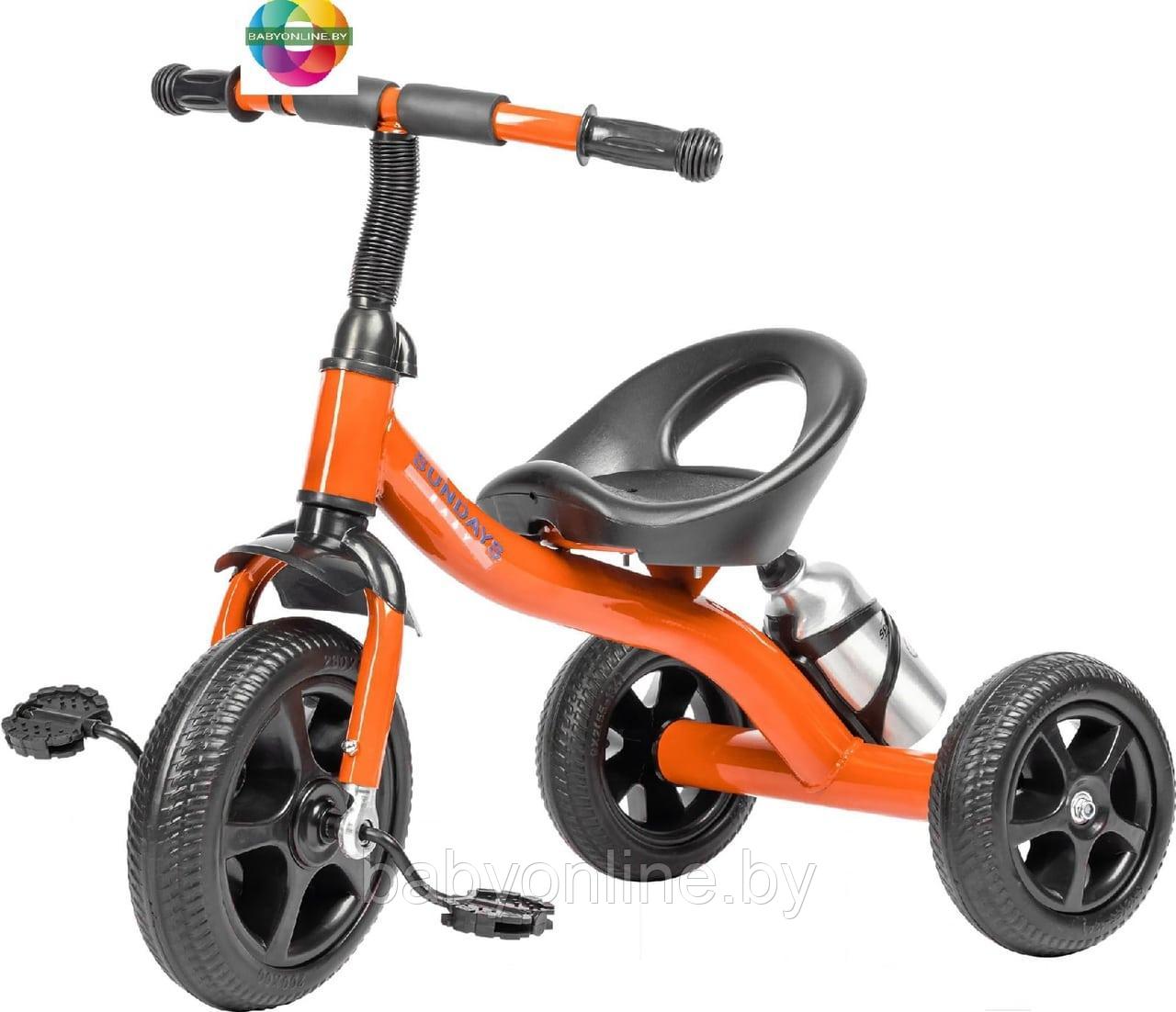 Детский велосипед трехколесный Sundays SJ-SS-19 цвет оранжевый