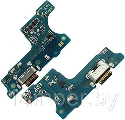 Плата нижняя Original с разъемом зарядного, микрофоном Samsung Galaxy A01/A013 - фото 1 - id-p151950334