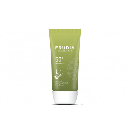 Солнцезащитный восстанавливающий крем с авокадо SPF50 + PA ++++ (50г) (FRUDIA)/ Avocado Greenery Relief Sun