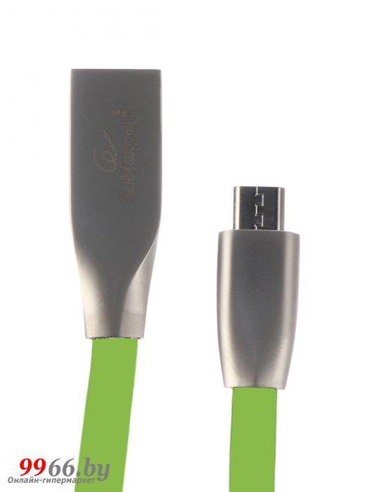 Аксессуар Gembird Cablexpert USB AM/microBM 1m Green CC-G-mUSB01Gn-1M