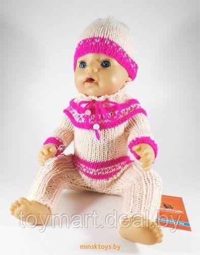 Одежда для куклы Baby Born - Розовая нежность Krispy Handmade розовая