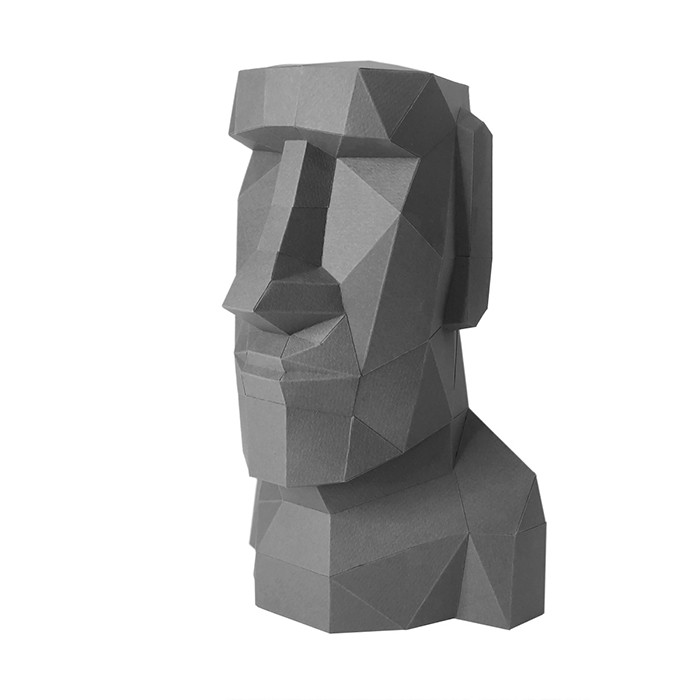 Моаи. 3D конструктор - оригами из картона - фото 1 - id-p152050069