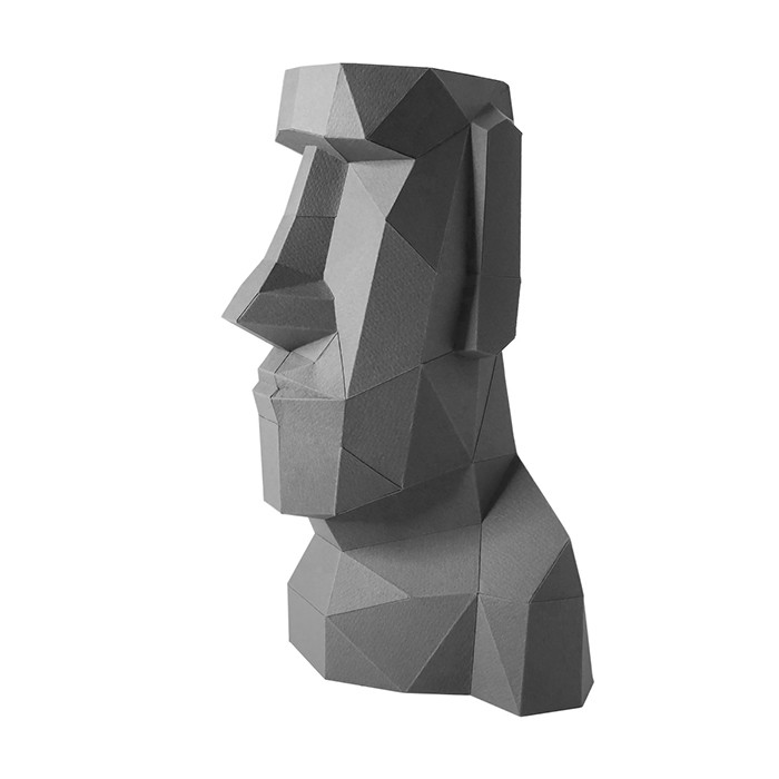 Моаи. 3D конструктор - оригами из картона - фото 2 - id-p152050069