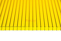 Поликарбонат сотовый Sotalight Желтый 6000*2100*10 мм, 1,11 кг/м2