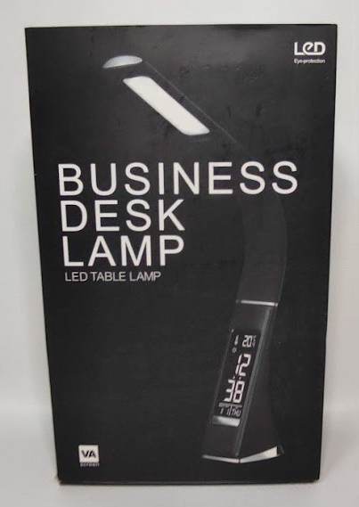 Настольная лампа  Business Desk Lamp с дисплеем ( Коричневая)